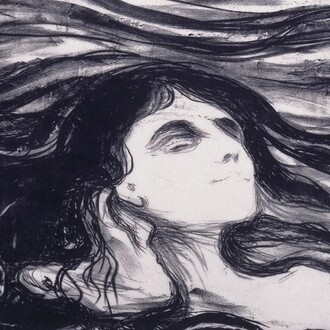 Edvard Munch, On the waves of love (detail), 1896. Courtesy of Hammer Museum