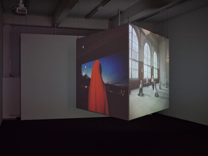 Salad Hilowle, När morgonstjärnan brinner, exhibition view. Courtesy of Cecilia Hillström Gallery