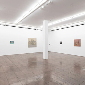 Rob Lyon, When there were more moons, exhibition view. Courtesy of Hales Gallery