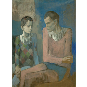 Pablo Picasso
Acrobate et jeune arlequin, 1905
Gouache on cardboard, 105 x 76 cm
Private collection
© Succession Picasso / 2018, ProLitteris, Zurich