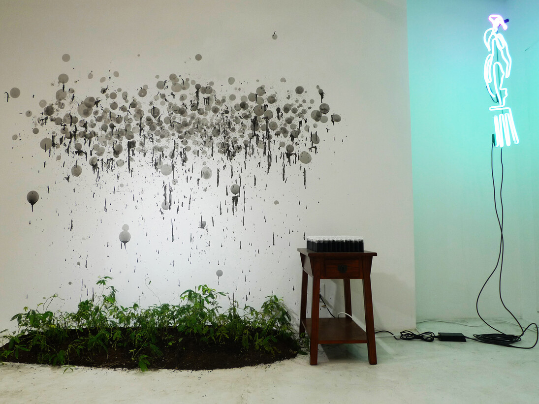 In the cloud, installation view 7