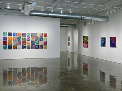 Moving through, exhibition view. Courtesy of Hathaway