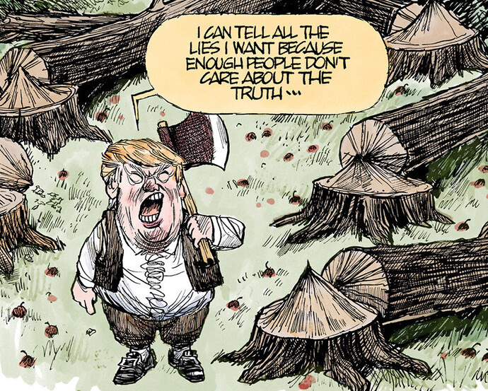The 2017 Pulitzer Prize Winning Cartoons of Jim Morin. Courtesy of Newseum 