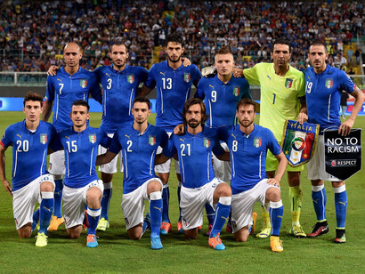 La squadra dell'Italia