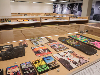 Skateboard, exhibition view. Courtesy of the Design Museum