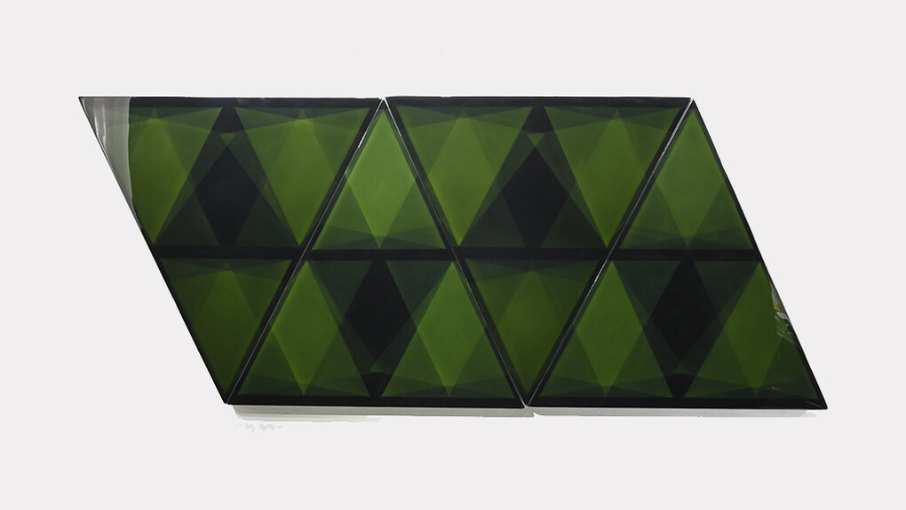 Salz, Dirk. # 2775. 2022. Resin, deep dives, and pigment and resin on multiplex.
140 x 350 x 10 cm | 55.1 x 137.8 x 3.9 in. Courtesy of the artist and Diana Lowenstein Gallery