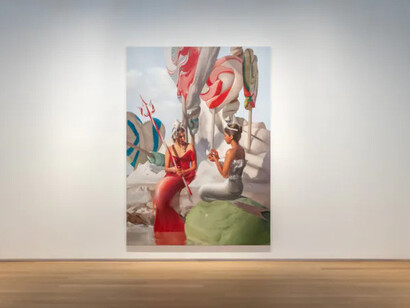 Will Cotton, Between instinct and reason, exhibition view. Courtesy of Templon 