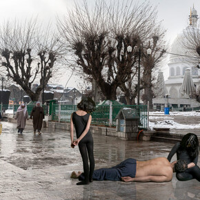 Vivan Sundaram, Untitled, from the series, Performers in the Vale, III, 2021. Courtesy of Chemould Prescott Road