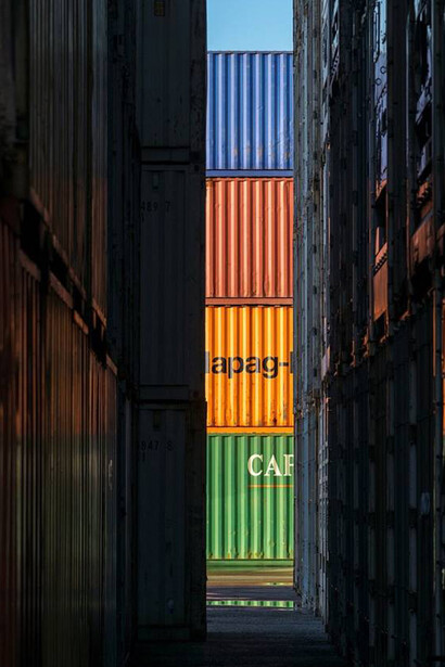 Stuart McCall, Colourblock Dock, 2017
Archival Pigment Print, 40 x 30 in.