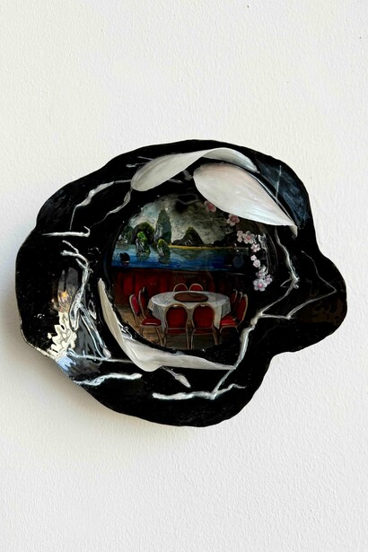 Hoa Dung Clerget, Chinoiserie (Ha Long
Bay) (detail), 2026. Courtesy of Yeo Workshop