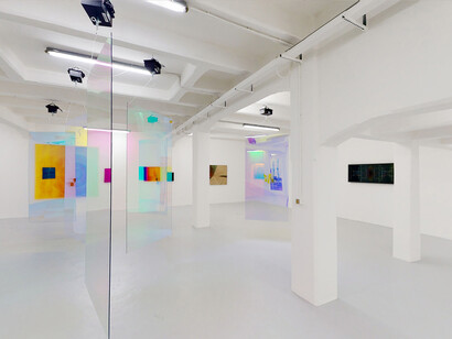 Paolo Cavinato - Daniel Mullen - Sali Muller and Stefan Milosavljevic - Installation view - Life on Tralfamadore @ The Flat - Massimo Carasi