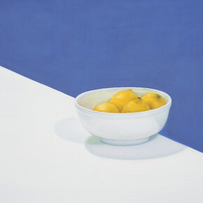 Craig Wylie, A Rush to The Edge (After Ellsworth Kelly), Oil on linen, 16 × 20 in (40.6 x 50.8 cm)