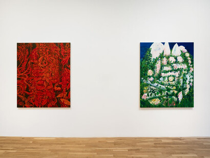 Sarah Gamble, Trip the light fantastic, exhibition view. Courtesy of Derek Eller Gallery