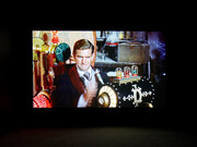 Installation view of Thomson & Craighead’s The Time Machine in Alphabetical Order, 2010 Film 1hr 36min 55sec