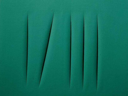 Lucio Fontana, Concetto spaziale, 1966