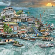 Seoung Won Won, The Ark of Obsession, 2013, 74 X 110 cm