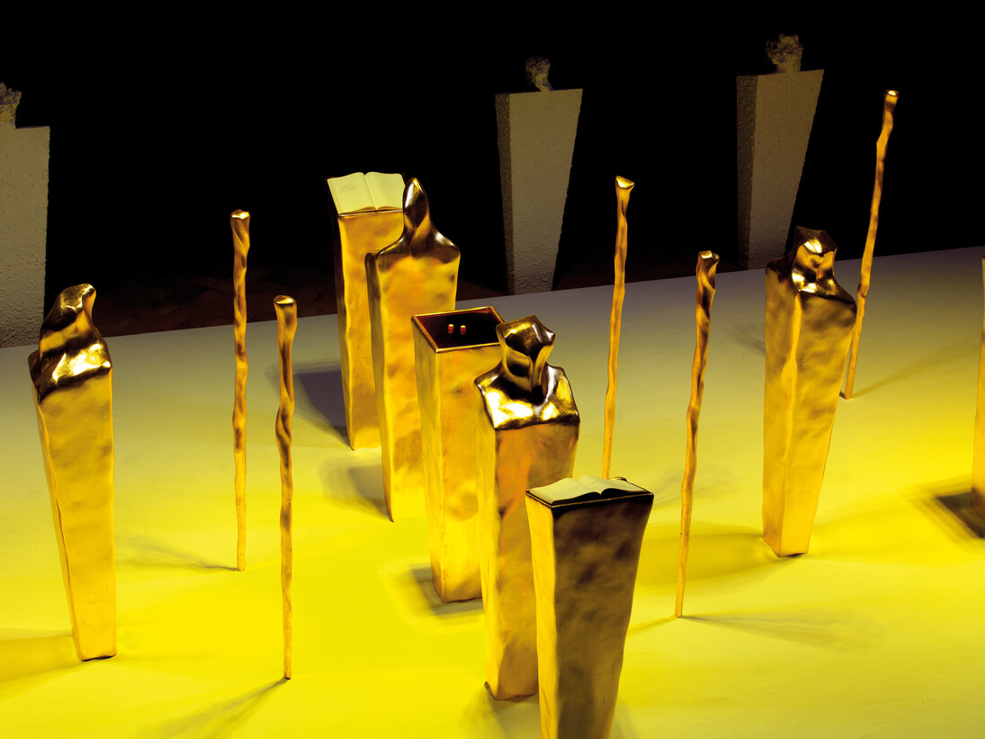 Bizhan Bassiri, Riserva Aurea, 2014 - Galleria Nazionale dell’Umbria, ph. Mario Di Paolo 