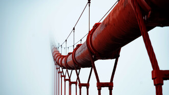 Tubería industrial para transportar materia prima