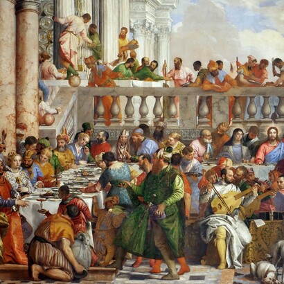 Paolo Veronese, Le nozze di Cana, 1562-63. Louvre, Parigi, Francia