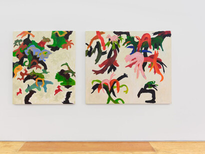 Anne Wehrley Björk, Lost canyon, exhibition view. Courtesy of Margot Samel Gallery