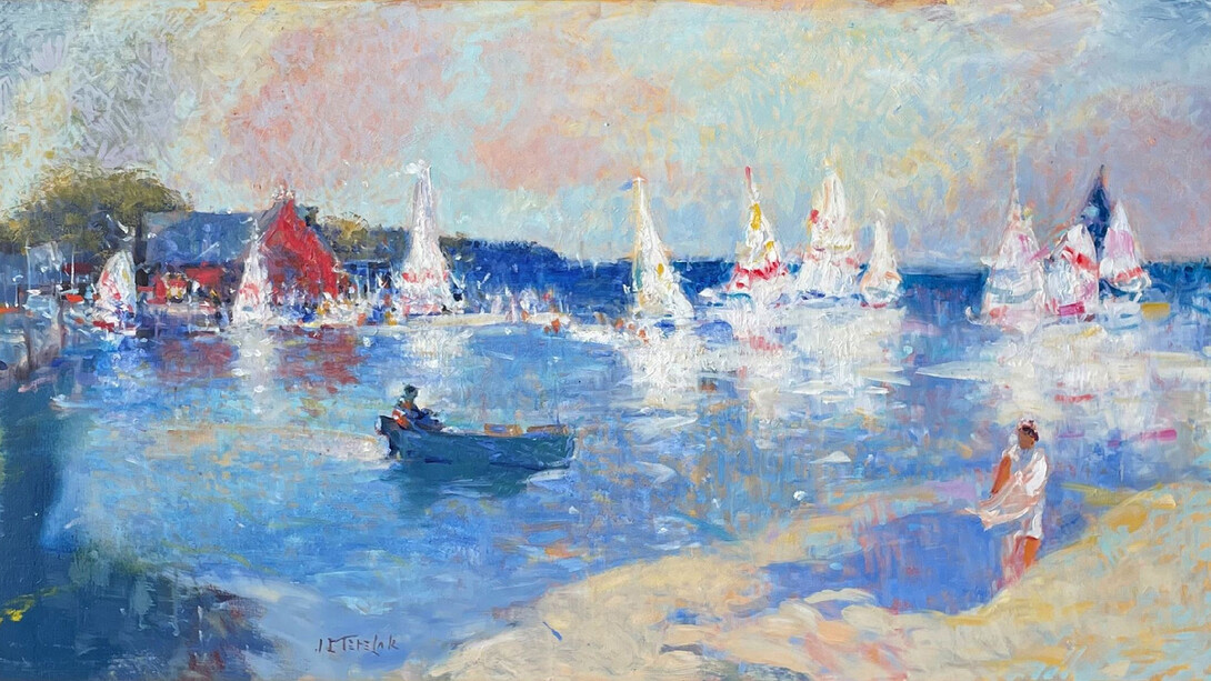 John Terelak, Race day, 2023. Courtesy of Cavalier Galleries