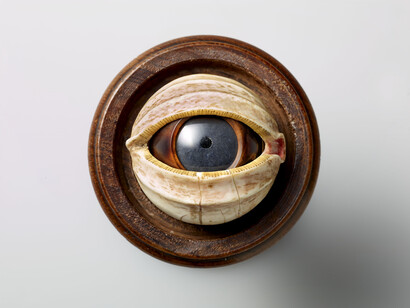Nuremberg, Modell eines menschlichen auges in einer tasse, ca. 1700. Mit freundlicher genehmigung des Deutschen Historischen Museums