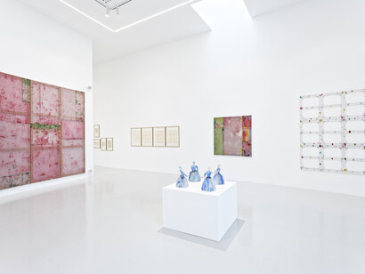 Louis Cane, Résonances, vue de l’exposition. Avec l’aimable autorisation de Ceysson & Bénétière