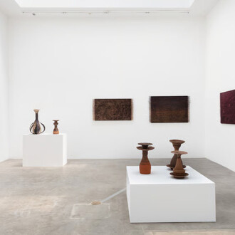 Sarah Rosalena, Unending spiral, exhibition view. Courtesy of Blum Gallery