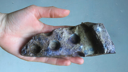 Jumana Manna, Depositions, on display at the Augusteo del Serino Aqueduct