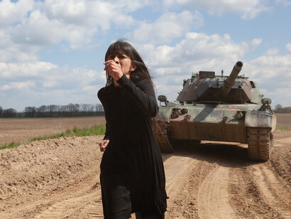 Regina Jose Galindo, artwork in exhibition. Courtesy of Brutus