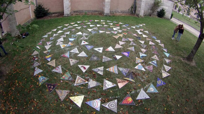 Labirinto Dis-ORDINE, giardino Chapelle Lycéee Fulbert