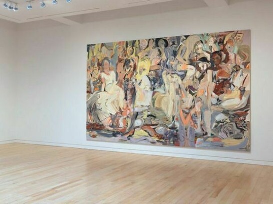 Installation view, Photo by Rob McKeever © Cecily Brown. Courtesy Gagosian Gallery  