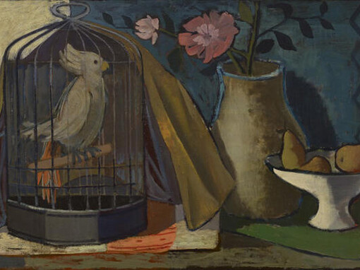 William Crosbie, Parrot and Still Life, 1955