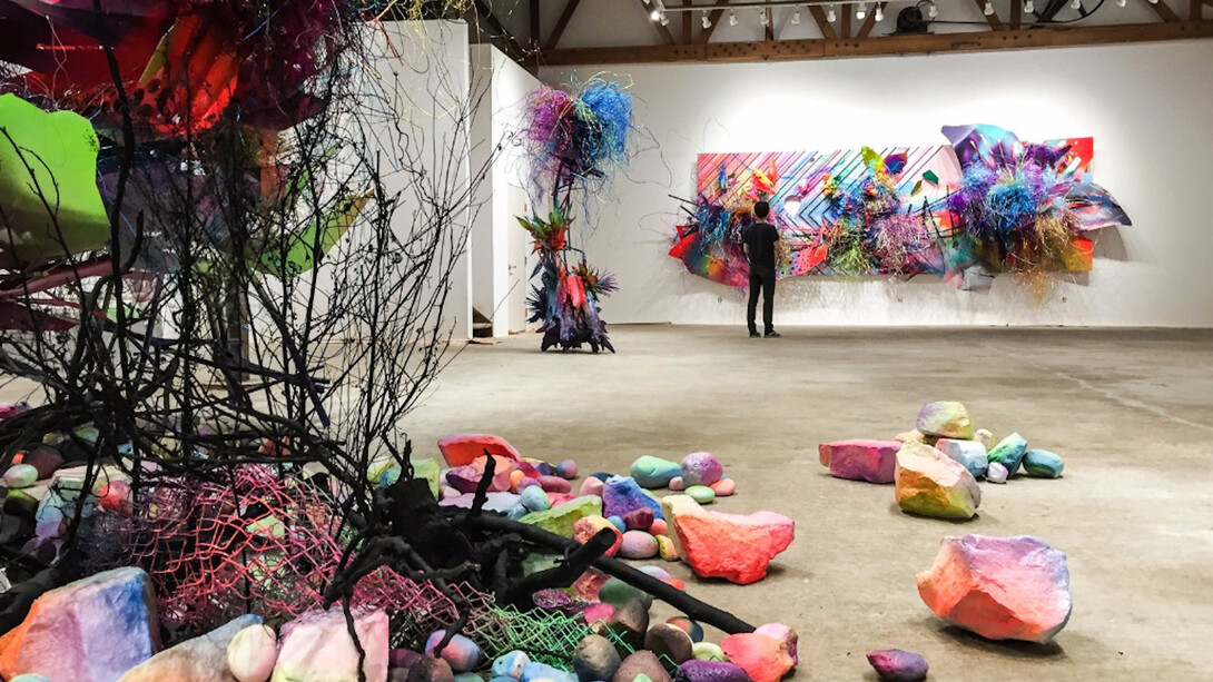Jungle Cities, Exhibition view. Courtesy of Denk Gallery