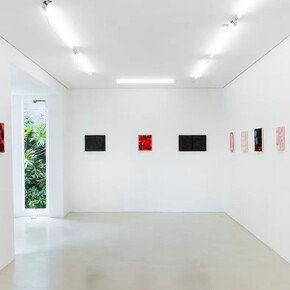 Célio Braga, Cuidado com a pintura, vista da exposição. Cortesia de Zipper Galeria