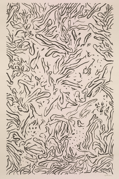 Obra da exposição na Fortaleza de Sagres, Algarve, Portugal