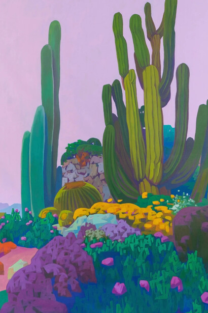 Timm Blandin, Le jardin d’Èze. Courtesy of Galerie Sept 