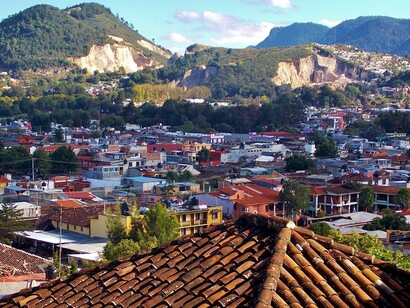San Cristóbal de las Casas. Chiapas, México. Vista panorámica