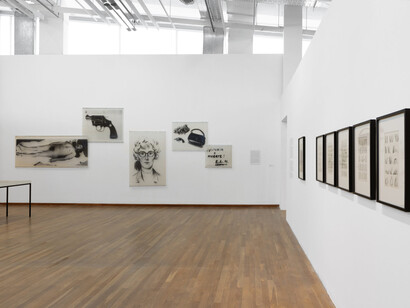 Various artists, La memoria de la colección. El Moderno en el parque [The collection remembers: the Museo Moderno at Parque de la Memoria], exhibition view. Courtesy of Museo de Arte Moderno de Buenos Aires