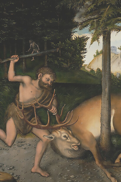 Hercules and the Arcadian Deer by Lucas Cranach the Elder (1472–1553)