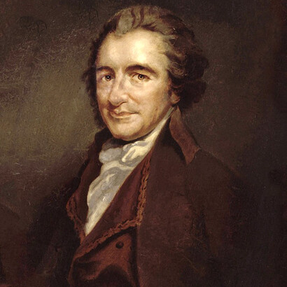 Auguste Millière; Retrato de Thomas Paine, según un grabado de William Sharp