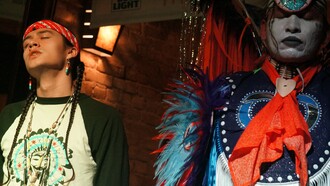 Frank Waln and the Sampson Bros. performing at the Sol Collective Showcase at SXSW 2016. Photo: Catalina Maria Johnson