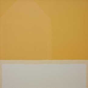 James Bishop, Avant le Jour, 1986, Oil on canvas, 66 9/16 x 67 11/16 inches (169 x 172 cm). © 2014 James Bishop; courtesy of David Zwirner, New York/London
