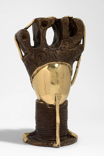 Victor Ehikhamenor, Reincarnation (I), 2025. Courtesy of Pippy Houldsworth Gallery