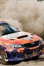 Car races in KCB rally in Naivasha, Kenya 