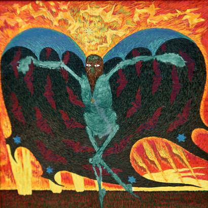 Benvenuto Benvenuti, La danza della morte, 1913. Cortesia della Fondazione Magnani-Rocca