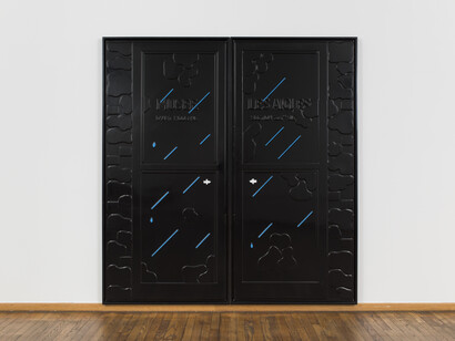 Marcel Broodthaers, Les portes du Musée d'Art Moderne, les aigles, section XIXème siècle, 1969. Mit freundlicher genehmigung der Hamburger Kunsthalle