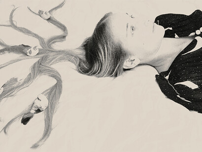 Letizia Marabottini. Resilienza, 2014, stampa su raso, 100x70 cm