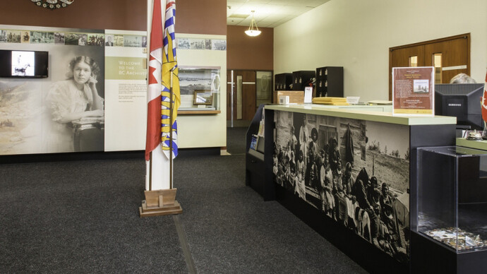BC Archives on Display. Courtesy of Royal BC Museum