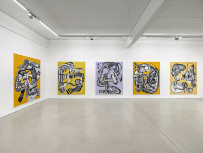 Jana Schröder, Synthetic existence: the gaze of the circuited collective, exhibition view. Courtesy of G2 Kunsthalle
